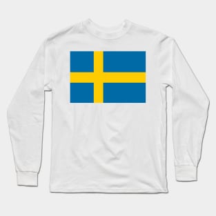 Sweden flag Long Sleeve T-Shirt